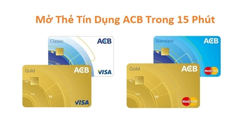 Quy trình mở thẻ tín dụng ACB đơn giản